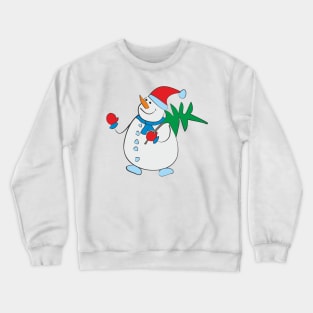 Funny Snowman Crewneck Sweatshirt